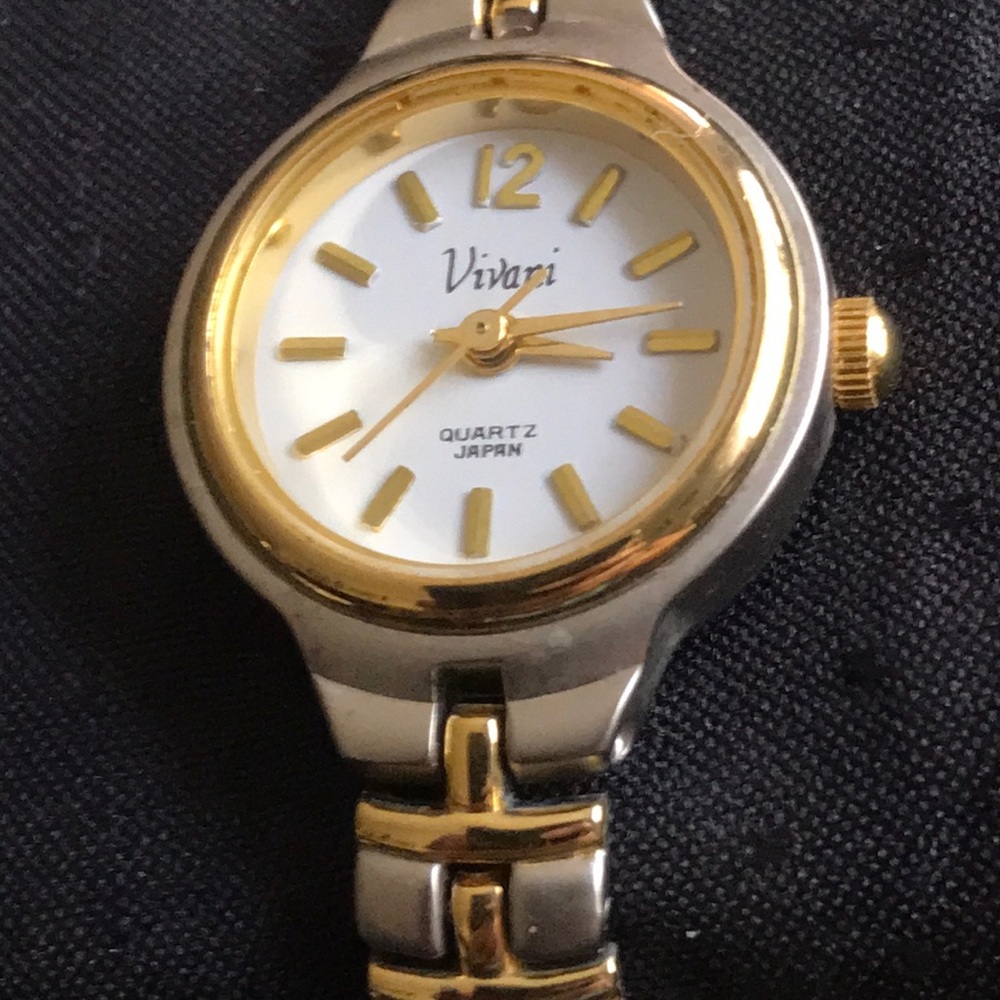 Vivani Quartz Watch in Gold and Silver
